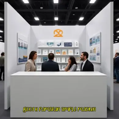 Booth Pameran Simple Madiun